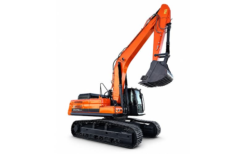 Madencilikte Hard Rock'ın Düşmanı! DX370PC-9 (35,6 tonluk ekskavatör): Bir günde tüm maden bölümünü temizleyin.